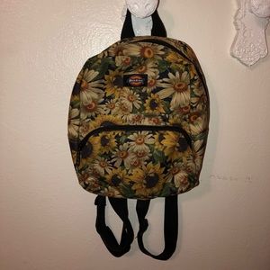 dickies flower power mini backpack